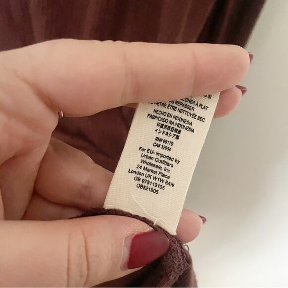 We The Free Care FP Pomegranate Colby Long Sleeve Tee Size S - Picture 7 of 8